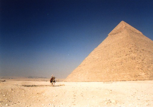 Pyramid of Chephren (Khafre)
<br>
Photo: Robert Downie - February 2001 (EOS 300) 