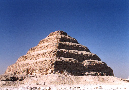 Step Pyramid of Zoser 
<br>
Photo: Robert Downie - February 2001 (EOS 300) 