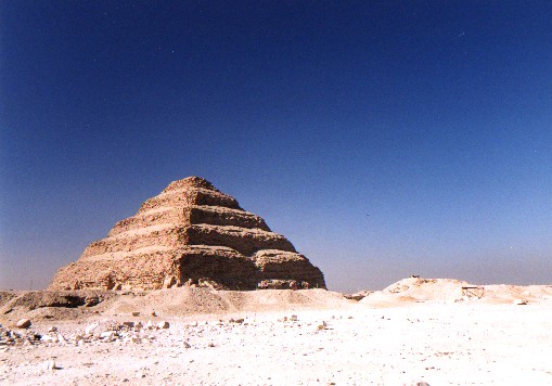 Step Pyramid of Zoser 
<br>
Photo: Robert Downie - February 2001 (EOS 300) 