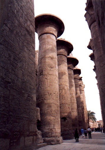 Amun Temple Encolsure - Temple of Karnak 

Made famous through the james bond movie - The Spy Who Loved Me
<br>
Photo: Robert Downie - February 2001 (EOS 300) 