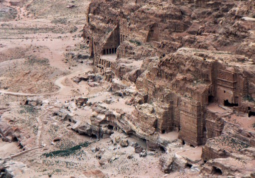 Royal Tombs   - Petra
<br>
Photo: Robert Downie - February 2001 (EOS 300) 