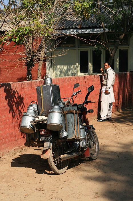 Milk Bike - Faisalabad
<br>
Photo: Robert Downie - Feb 2007 (EOS 400D)