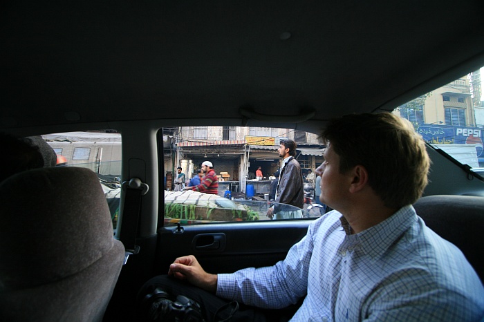James looking out the window - Lahore
<br>
Photo: Robert Downie - Feb 2007 (EOS 400D)