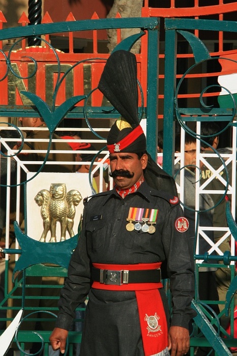 The Pakistan/Indian Border Gate Security ? Wagah Border
<br>
Photo: Robert Downie - Feb 2007 (EOS 400D)