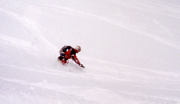 Lots and lots of powder - Valbella
<br>
Photo: Adriana Thomson - February 2002 (Canon Elph) 