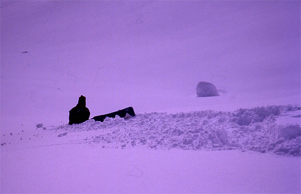 Ady succumbed to the lack of momentum  - Valbella 
<br>
Photo: Robert Downie - February 2002 (EOS 300) 