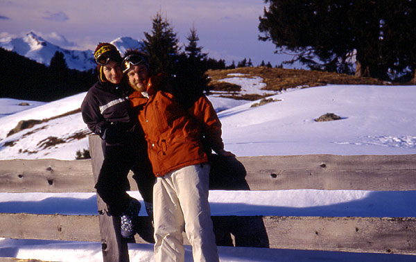 Ady and I - Valbella
<br>
Photo: Robert Downie - February 2002 (EOS 300) 