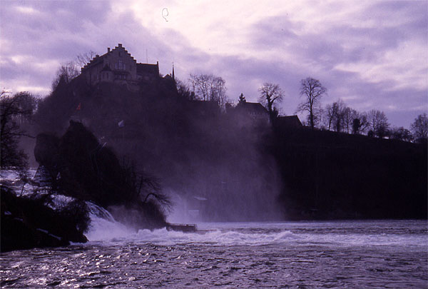 Rhine Fall - Rheinfall
<br>
Photo: Robert Downie - February 2002 (EOS 300)