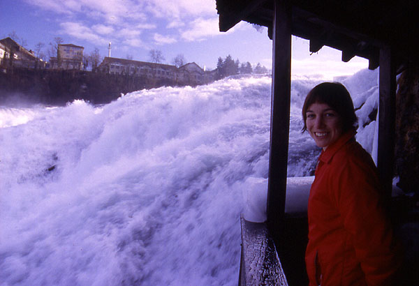 Ady -  Rhine Fall - Rheinfall
<br>
Photo: Robert Downie - February 2002 (EOS 300) 