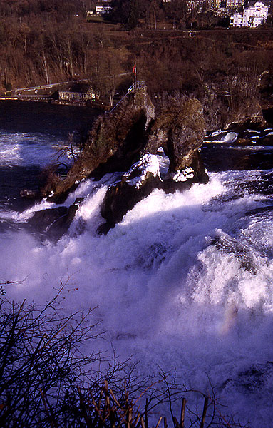 Rhine Fall - Rheinfall
<br>
Photo: Robert Downie - February 2002 (EOS 300)