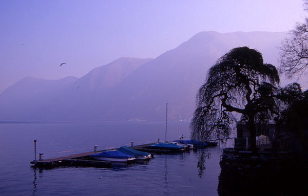 Lake Lugano - Lugano
<br>
Photo: Robert Downie - December 2001 (EOS 300) 
