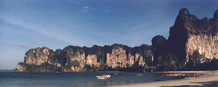 Hat Rai Leh (West) - Krabi 
<br>
Photo: Robert Downie - February 1998 (EOS IX) 
