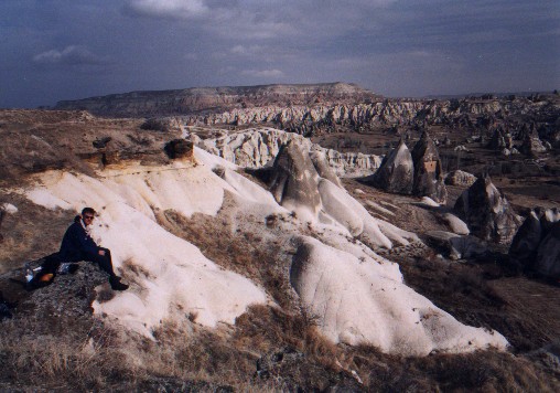 Looking out towards G�reme Valley.
<br>
Photo: Robert Downie - January 2001 (EOS 300)