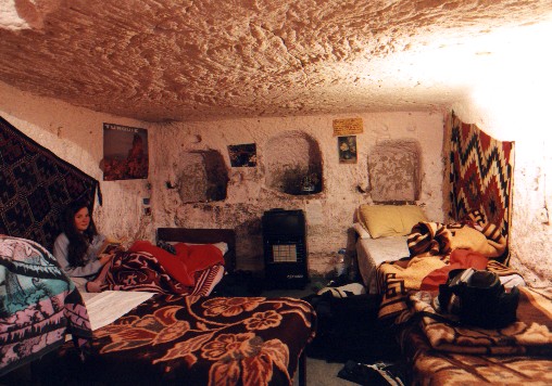 The cave we stayed in - G�reme 
<br>
Photo: Robert Downie - January 2001 (EOS 300)