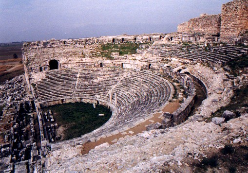 15 000 Seat Great Theatre reconstructed by the romans in the 1st Centuary AD - Miletus
<br>
Photo: Robert Downie - January 2001 (EOS 300)
