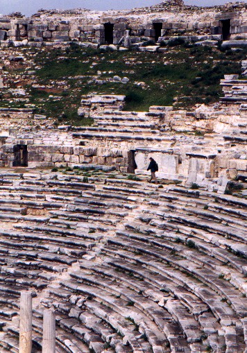 15 000 Seat Great Theatre reconstructed by the romans in the 1st Centuary AD - Miletus
<br>
Photo: Robert Downie - January 2001 (EOS 300)