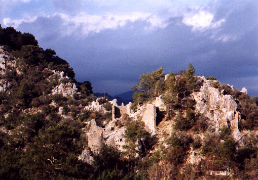 Ruined Castle - Olympos
<br>
Photo: Robert Downie - January 2001 (EOS 300)