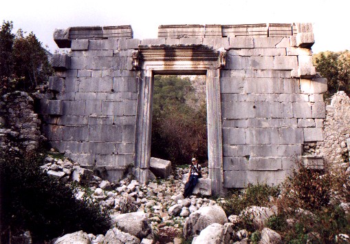 Ruins  - Olympos
<br>
Photo: Jane Downie - January 2001 (EOS 300)